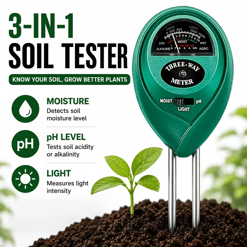 Medidor de Suelo 3 en 1 (Humed - Plant Parent Tools reseña y precio